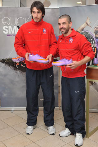 Nikola Lazetic i Dejan Lekic na promociji kopacke